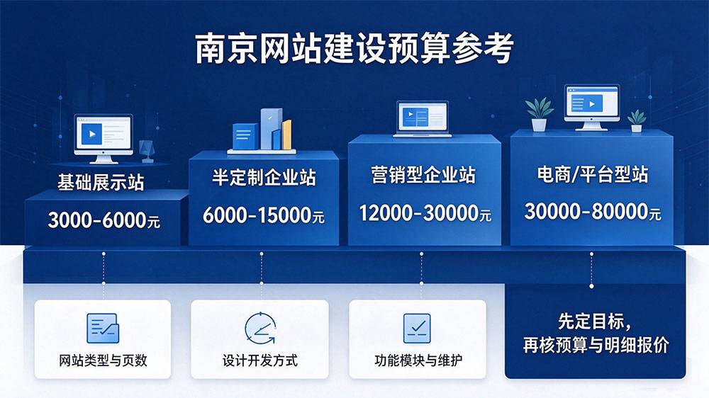 南京网站建设预算参考