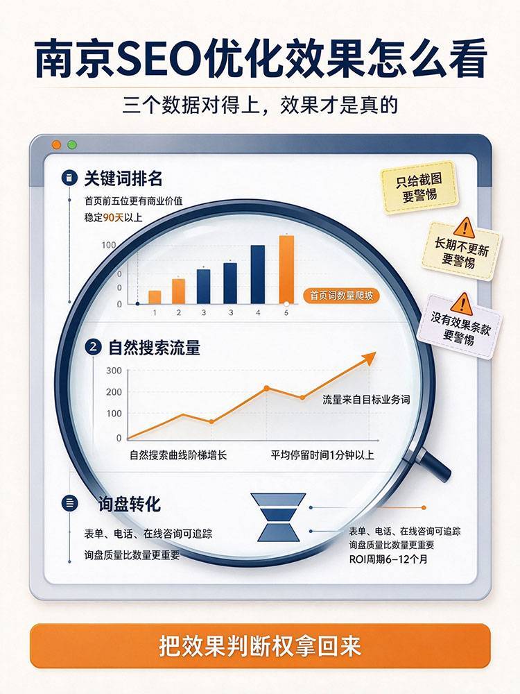 南京SEO优化效果怎么看出来